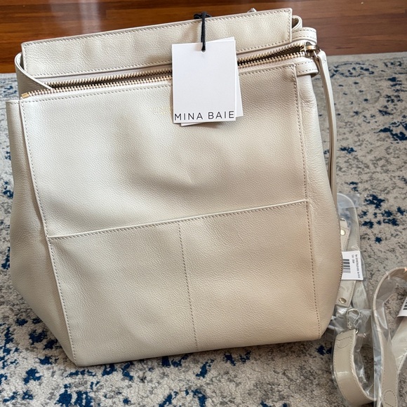 Mina Baie Handbags - Mina Baie Modern Diaper Bag: Harper Midi